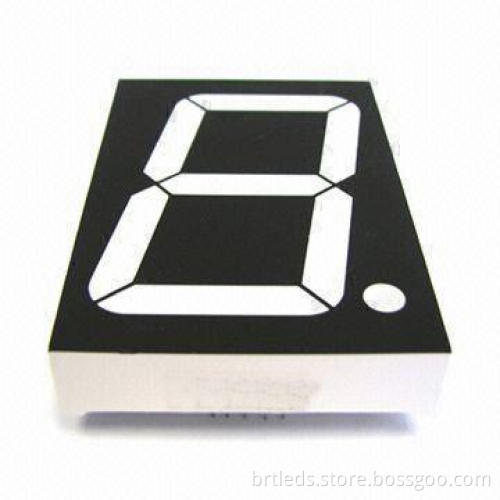 7-segment LED Display with Solid State Reliability and Direct Drive Common Anode